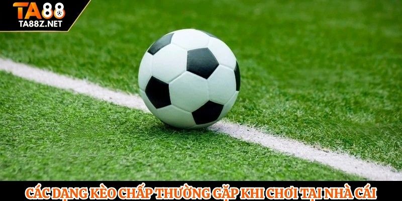 Các dạng kèo chấp thường gặp khi chơi tại nhà cái